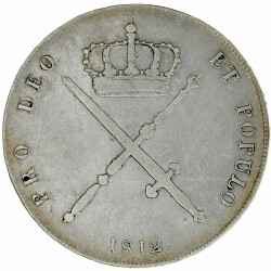 Bayern 1 Taler Kronentaler 1812 Maximilian I. Joseph...