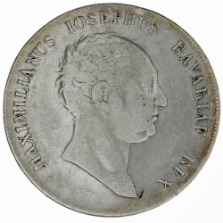 Bayern 1 Taler Kronentaler 1812 Maximilian I. Joseph...
