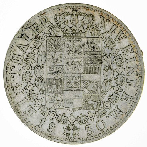 Preußen 1 Taler 1830 A Friedrich Wilhelm III Silber ss+ KM#419