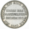Preußen 1 Taler Vereinstaler 1840 A Friedrich Wilhelm III Bergbau ss KM#420