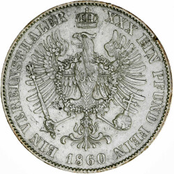 Preu&szlig;en 1 Taler Vereinstaler 1860 A Friedrich...