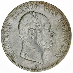 Preußen 1 Taler Vereinstaler 1863 A Wilhelm I....