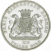 Bremen 1 Taler 1865 B 2. Deutsches Bundesschiessen Silber ss KM#248