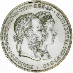 Österreich 2 Gulden 1879 Franz Joseph I....