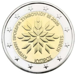 2 Euro Gedenkmünze Zypern 2026 BU - Vorsitz Zyperns...