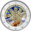 2 Euro Zypern 2026 - Vorsitz Zyperns im Rat der EU - coloriert / mit Farbe II