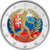 2 Euro Slowakei 2026 - Sieg Fußball EM - coloriert / mit Farbe I