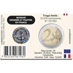 2 Euro Gedenkmünze Frankreich 2026 st - französische Marine - Im Blister