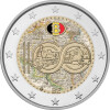2 Euro Belgien 2026 - Staatsbahn - coloriert / mit Farbe