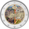 2 Euro Belgien 2026 - Staatsbahn - coloriert / mit Farbe