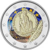 2 Euro Luxemburg 2026 - Karlspreis - coloriert / mit Farbe