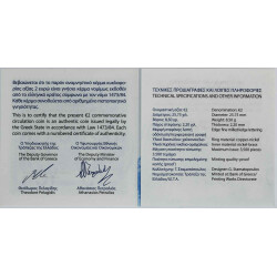 2 Euro Gedenkmünze Griechenland 2026 PP - Akademie von Athen