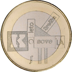 3 Euro Gedenkmünze Slowenien 2026 bfr. - Srecko Kosovel