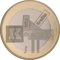 3 Euro Gedenkmünze Slowenien 2026 PP - Srecko Kosovel