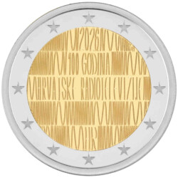 2 Euro Gedenkmünze Kroatien 2026 bfr - 100 Jahre...