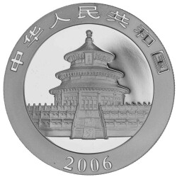 10 Yuan China 2006 1 Unze Silber st - Panda