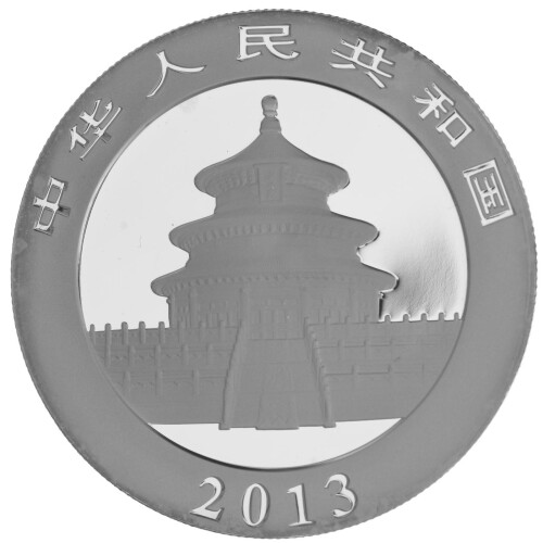 10 Yuan China 2013 1 Unze Silber st - Panda