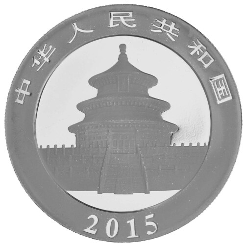 10 Yuan China 2015 1 Unze Silber st - Panda