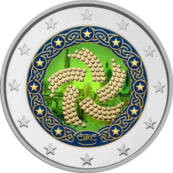 2 Euro Irland 2026 - Vorsitz im Rat der EU - coloriert /...