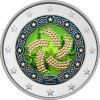2 Euro Irland 2026 - Vorsitz im Rat der EU - coloriert / mit Farbe I