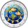 2 Euro Portugal 2026 - 100 Jahre Rotary - coloriert / mit Farbe II