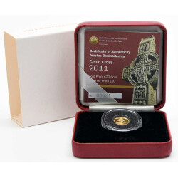 20 Euro Gedenkmünze Irland 2011 Gold PP - Keltisches...