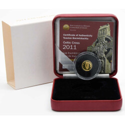 20 Euro Gedenkmünze Irland 2011 Gold PP - Keltisches Kreuz