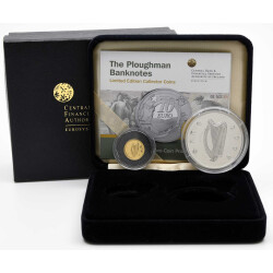 20 Euro Gold und 10 Euro Silber Gedenkmünzen Irland 2009 PP - Kulturelles Erbe: Irische Banknoten