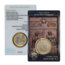 1 Euro Coincard Vatikan 2025 - Nr. 7