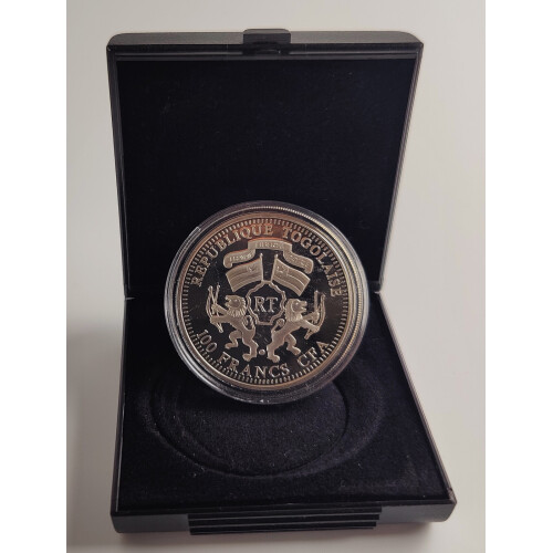 100 Francs Togo 2011 - Wildlife Protection Elefant - im Etui