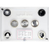 Wall Street Silver Collection 2015 - 7 x 1 Unze Silber mit Goldapplikation