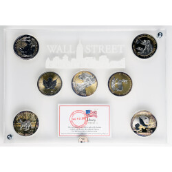 Wall Street Silver Collection 2016 - 7 x 1 Unze Silber...