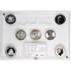 Wall Street Silver Collection 2016 - 7 x 1 Unze Silber...