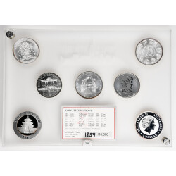 Wall Street Silver Collection 2011 - 7 x 1 Unze Silber...