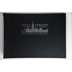 Wall Street Silver Collection 2011 - 7 x 1 Unze Silber mit Goldapplikation