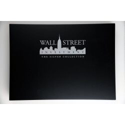Wall Street Silver Collection 2011 - 7 x 1 Unze Silber mit Goldapplikation