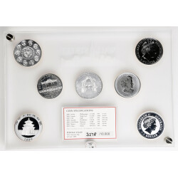 Wall Street Silver Collection 2009 - 7 x 1 Unze Silber...