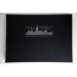Wall Street Silver Collection 2009 - 7 x 1 Unze Silber mit Goldapplikation