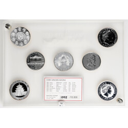 Wall Street Silver Collection 2008 - 7 x 1 Unze Silber...