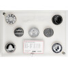 Wall Street Silver Collection 2008 - 7 x 1 Unze Silber mit Goldapplikation