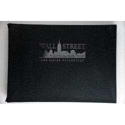 Wall Street Silver Collection 2010 - 7 x 1 Unze Silber mit Goldapplikation