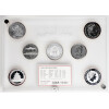 Wall Street Silver Collection 2010 - 7 x 1 Unze Silber mit Goldapplikation