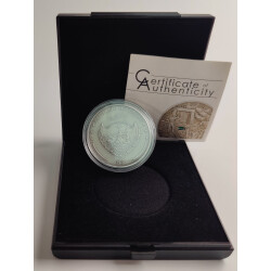 5 Dollar Silber Palau 2009 - Treasures of the World Smaragd - im Etui