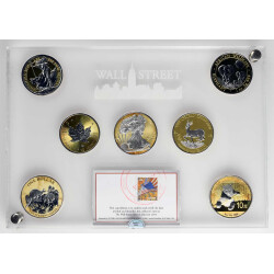 Wall Street Silver Collection 2014 - 7 x 1 Unze Silber...