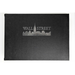 Wall Street Silver Collection 2014 - 7 x 1 Unze Silber mit Goldapplikation