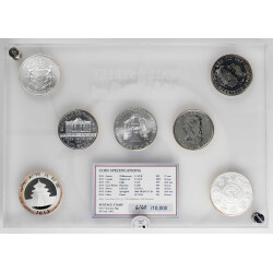 Wall Street Silver Collection 2013 - 7 x 1 Unze Silber...