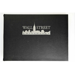 Wall Street Silver Collection 2013 - 7 x 1 Unze Silber mit Goldapplikation