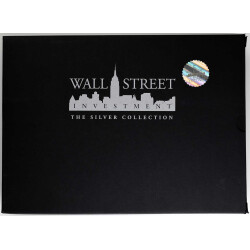 Wall Street Silver Collection 2012 - 7 x 1 Unze Silber mit Goldapplikation