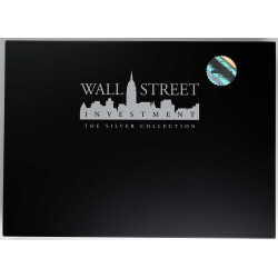 Wall Street Silver Collection 2012 - 7 x 1 Unze Silber mit Goldapplikation