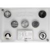 Wall Street Silver Collection 2012 - 7 x 1 Unze Silber mit Goldapplikation